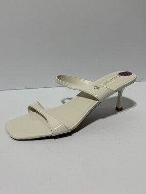 Calvin Klein Womens Danetta Sandals White Size 8.5 M